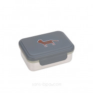 Boite à goûter enfant inox - Tigre