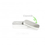 Couvercle de rechange pour boite 100% inox La Rectangle BIG MINI Joli Monde