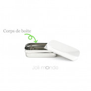 Corps de boite de rechange pour boite 100% inox La Rectangle BIG MINI Joli Monde