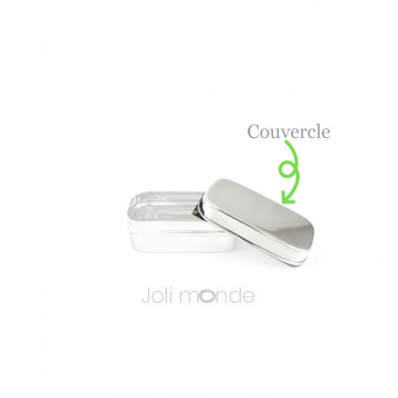 Couvercle de rechange pour boite 100% inox La Rectangle MINI