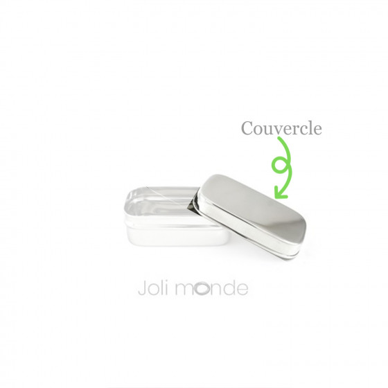 Couvercle de rechange pour boite 100% inox La Rectangle MINI