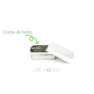 Corps de boite de rechange pour boite 100% inox La Rectangle MINI