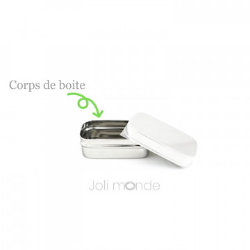 Corps de boite de rechange pour boite 100% inox La Rectangle MINI