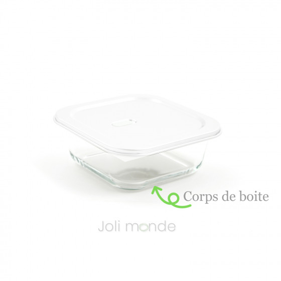 Corps de boite de rechange pour contenant De verre & d'inox - Joli Monde