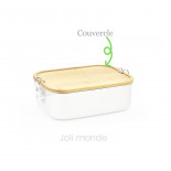 Couvercle de rechange pour boite La Bento bambou ou inox . 1000ml- Joli Monde