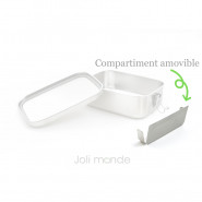 Compartiment amovible de rechange pour boite La Bento inox . 1000ml- Joli Monde
