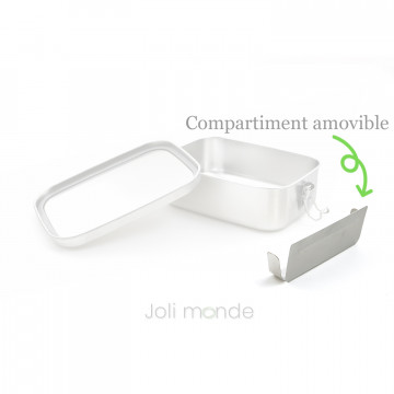 Compartiment amovible de rechange pour boite La Bento inox . 1000ml- Joli Monde