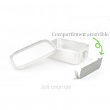 Compartiment amovible de rechange pour boite La Bento inox . 1000ml- Joli Monde