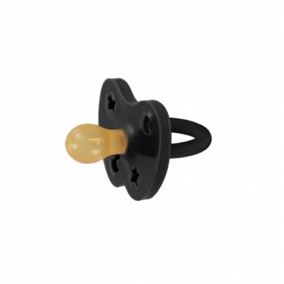 Sucette physiologique 3-36 mois caoutchouc  - SPACE BLACK