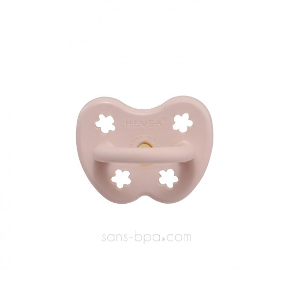 Sucette physiologique 0-3 mois caoutchouc - POWDER PINK