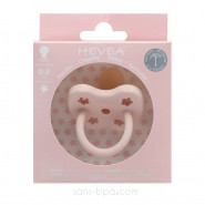 Sucette physiologique 0-3 mois caoutchouc - POWDER PINK