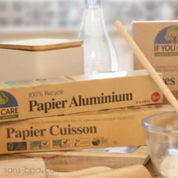 Papier aluminium recyclé - If you Care 2