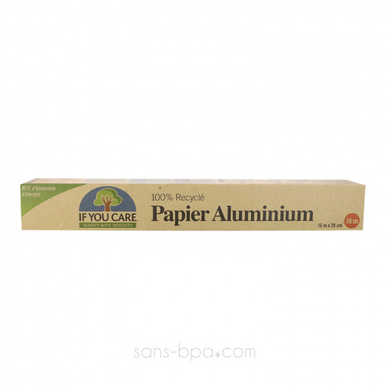 Papier aluminium recyclé - If you Care