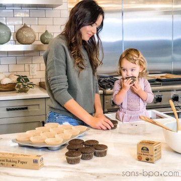 60 Moules à cake non blanchis - If you Care 2