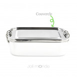 Couvercle de rechange pour la boite inox La Rectangle Étanche - 1600ml Joli Monde