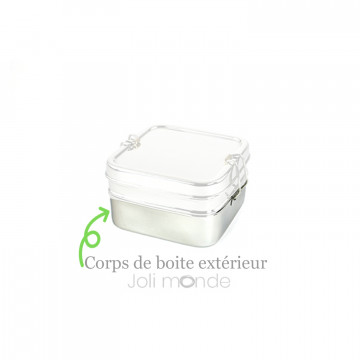 Corps de boite extérieur de rechange pour boite Tiffin carré 2 étages - Joli Monde