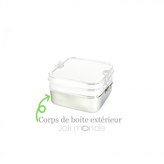 Corps de boite extérieur de rechange pour boite Tiffin carré 2 étages - Joli Monde