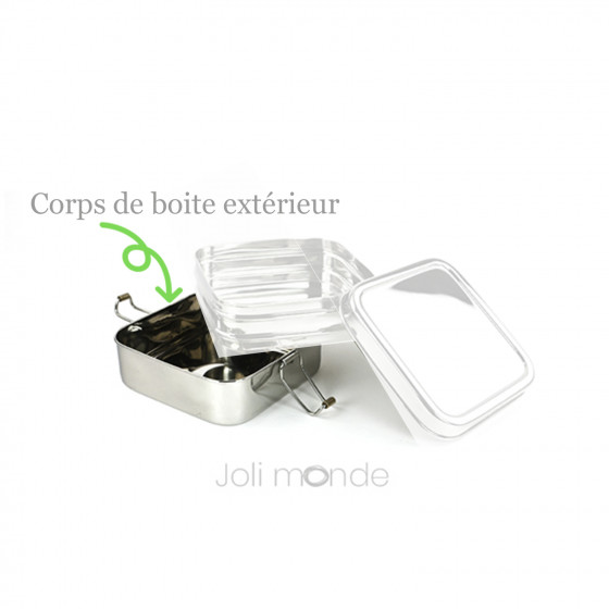 Corps de boite extérieur de rechange pour boite Tiffin carré 2 étages - Joli Monde