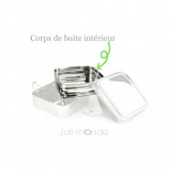 Corps de boite intérieur de rechange pour boite Tiffin carré 2 étages - Joli Monde