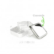 Couvercle de rechange pour boite Tiffin carré 2 étages - Joli Monde