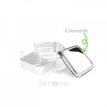 Couvercle de rechange pour boite Tiffin carré 2 étages - Joli Monde 2