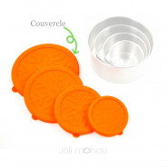 Couvercle de rechange pour boites inox & silicone Quadrio - Joli Monde
