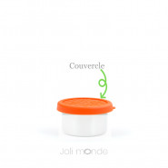 Couvercle de rechange pour boites inox & silicone Quadrio - Joli Monde
