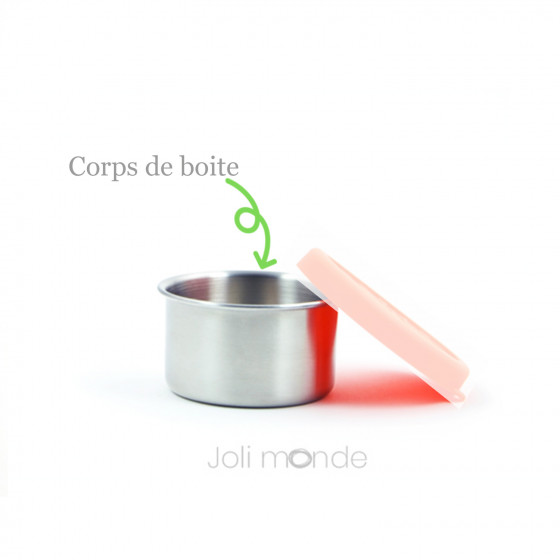 Corps de boite de rechange pour boites inox & silicone Quadrio - Joli Monde