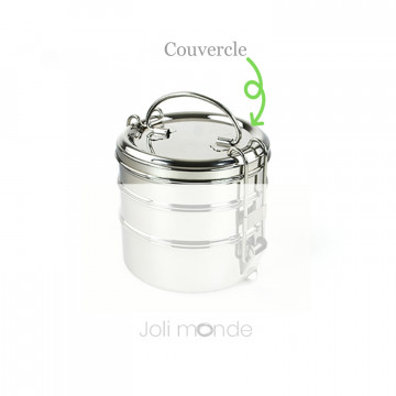 Couvercle de rechange pour Tiffin rond 3 étages - Joli Monde 2