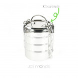 Couvercle de rechange pour Tiffin rond 4 étages - Joli Monde