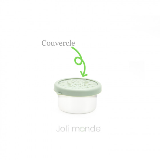 Couvercle de rechange pour boite Quadrio Mini - Little green - Joli Monde