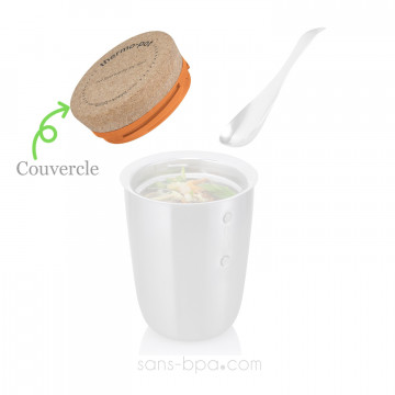 Couvercle de rechange pour la boite repas isotherme 500ml - Black & Blum