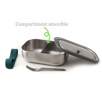 Compartiment de rechange pour les boites  Lunch Box - Inox - 600 ml & 1000ml - Océan- Black & Blum