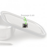 Soupape à air de rechange pour les boites Lunch Box - Inox - 600 ml & 1000ml - Océan- Black & Blum
