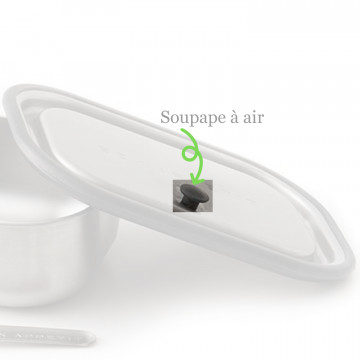 Soupape à air de rechange pour les boites  Lunch Box - Inox - 600 ml & 1000ml - Océan- Black & Blum 2