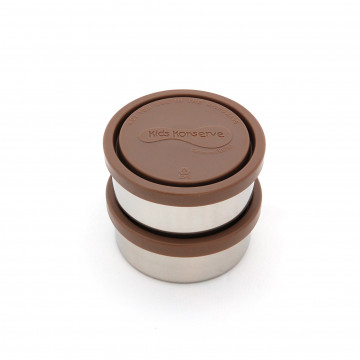 LOT 2 PETITE BOITE CHOCOLAT en inox de KIDS KONSERVE