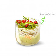 Pot intérieur de rechange pour les boites repas Pot & Case - Medium & Large - Océan - Black & Blum