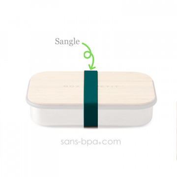 Sangle de rechange pour les boites sandwich Box - Bois & inox - 900ml & 1250 ml - Océan - Black & Blum