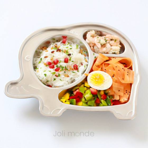 EL l'éléphant - Plateau repas 3 compartiments Kids