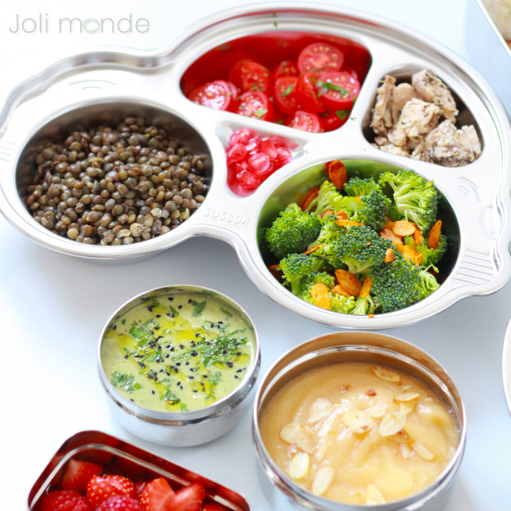 VROUM la voiture - Plateau repas 5 compartiments Kids