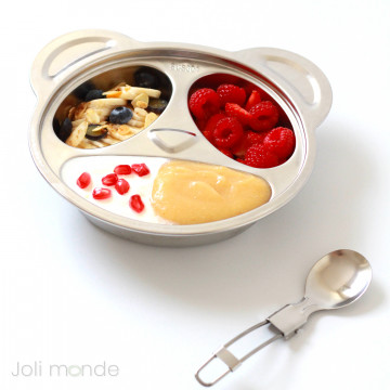 POCA le panda - Plateau repas 3 compartiments Kids