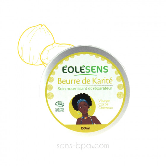 Pur beurre de karité Bio - 150 ml