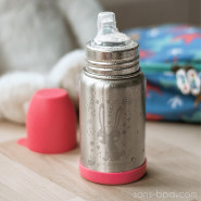 Gourde anti-fuite inox 350ml SIPPY - Lapin