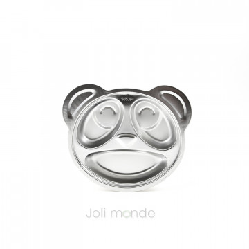 Lot 2 plateaux repas 3 compartiments Kids . POCA le panda 2