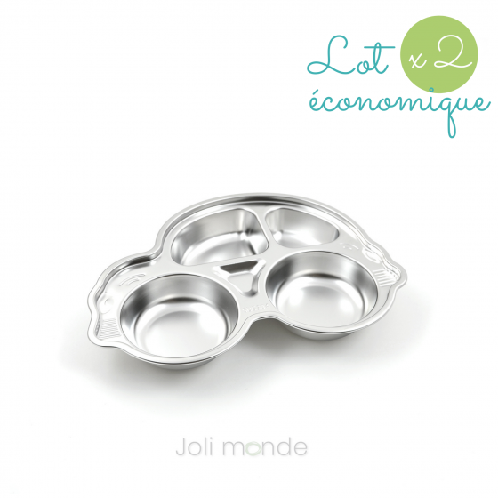 VROUM la voiture - Plateau repas 5 compartiments Kids