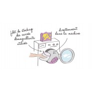 Recharges 10 lingettes lavables coton bio - Les tendances d'Emma