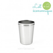 Lot 2 P'tites timbales inox 180 ml