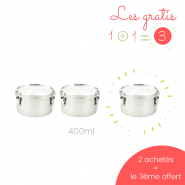 Assortiment 3 boites cylindres La Retro Diam 8 + 10 + 12cm