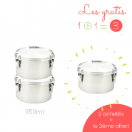 2 boites cylindres La Retro Diam 14cm + 1 GRATUITE