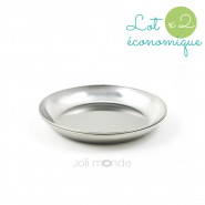Lot 2 Assiettes inox - La P'tite